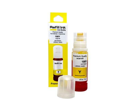 Чорнило Premium Quality Epson 108 70мл Yellow (70264906)