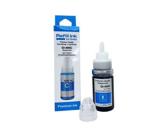Чернила Premium Quality Canon GI-490C 70мл Cyan (70264920)