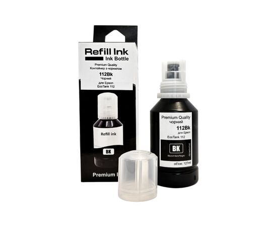 Чернила Premium Quality Epson 112Bk 127мл Black (70264874)