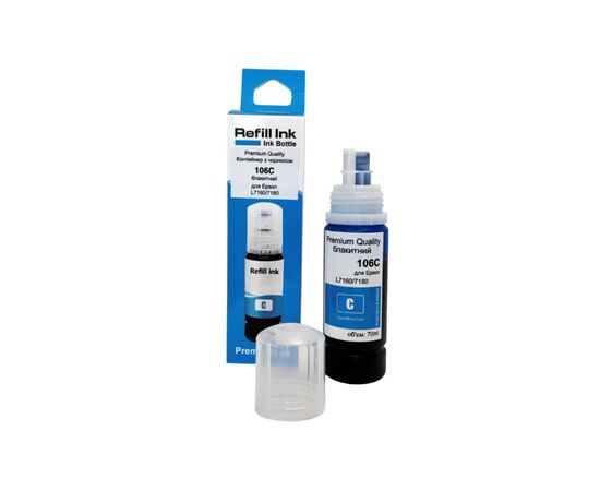 Чернила Premium Quality Epson 106 70мл Cyan C13T00R240 (70264891)