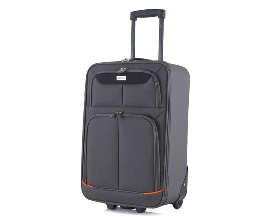 Валіза Semi Line 20" S T5754-1 Grey/Orange Lines (DAS303342), зображення 2 Валіза Semi Line 20" S T5754-1 Grey/Orange Lines (DAS303342), зображення 2