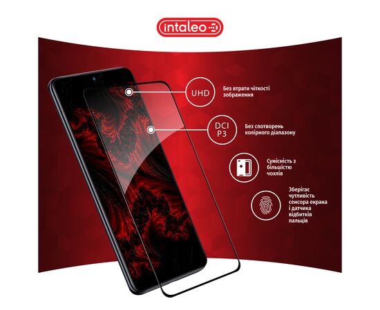 Стекло защитное Intaleo Full Glue Xiaomi 12T/12T Pro Black (1283126546433), изображение 4 Стекло защитное Intaleo Full Glue Xiaomi 12T/12T Pro Black (1283126546433), изображение 4