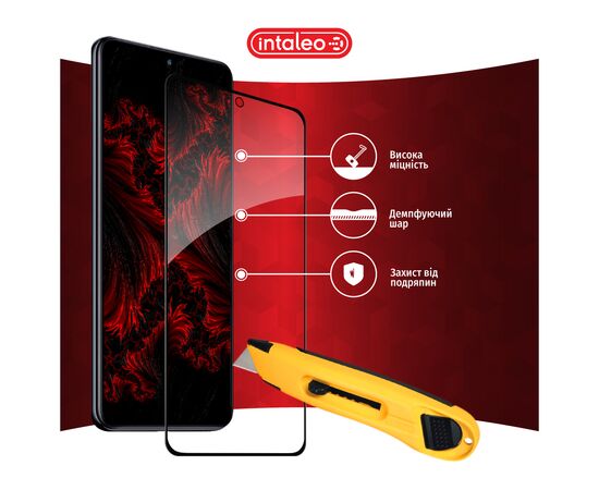 Стекло защитное Intaleo Full Glue Xiaomi 12T/12T Pro Black (1283126546433), изображение 5 Стекло защитное Intaleo Full Glue Xiaomi 12T/12T Pro Black (1283126546433), изображение 5