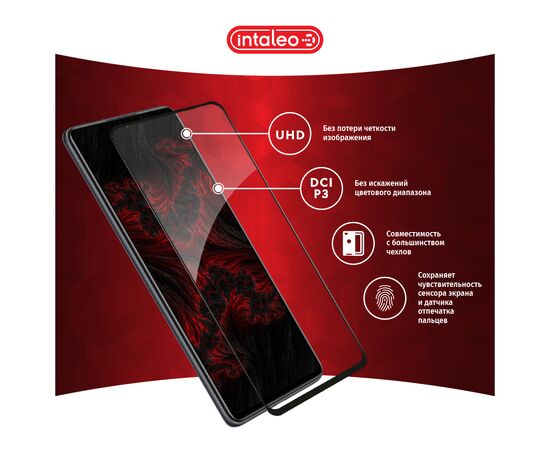 Стекло защитное Intaleo Full Glue Xiaomi Mi 11T Pro Black (1283126518775), изображение 3 Стекло защитное Intaleo Full Glue Xiaomi Mi 11T Pro Black (1283126518775), изображение 3