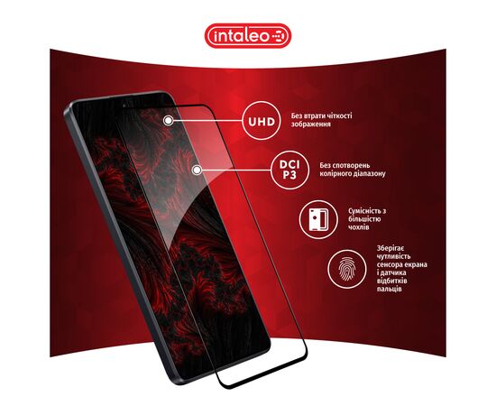 Стекло защитное Intaleo Full Glue Xiaomi Poco M6 Pro Black (1283126589744), изображение 4 Стекло защитное Intaleo Full Glue Xiaomi Poco M6 Pro Black (1283126589744), изображение 4