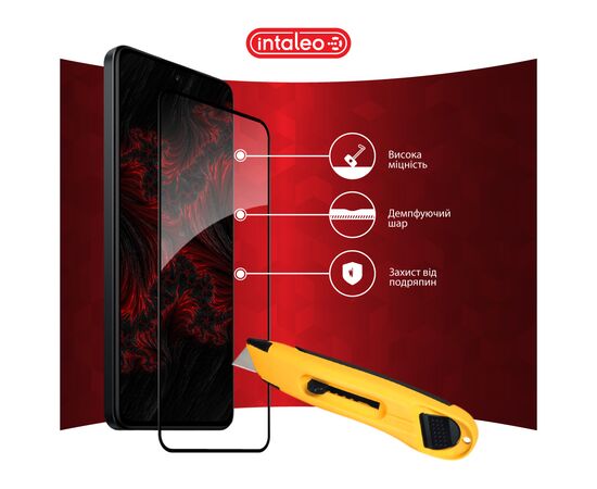 Стекло защитное Intaleo Full Glue Xiaomi Redmi 13 Black (1283126592935), изображение 5 Стекло защитное Intaleo Full Glue Xiaomi Redmi 13 Black (1283126592935), изображение 5