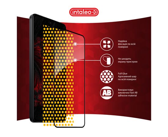 Стекло защитное Intaleo Full Glue Xiaomi Redmi 13 Black (1283126592935), изображение 7 Стекло защитное Intaleo Full Glue Xiaomi Redmi 13 Black (1283126592935), изображение 7