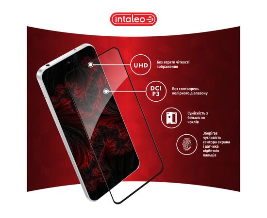 Скло захисне Intaleo Full Glue Xiaomi Redmi Note 12R Black (1283126589805), зображення 4 Скло захисне Intaleo Full Glue Xiaomi Redmi Note 12R Black (1283126589805), зображення 4