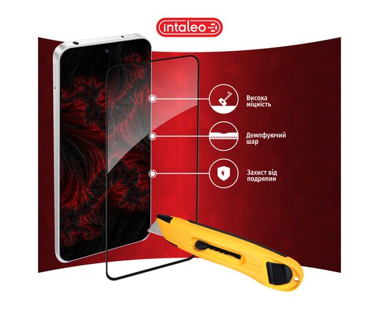 Скло захисне Intaleo Full Glue Xiaomi Redmi Note 12R Black (1283126589805), зображення 5 Скло захисне Intaleo Full Glue Xiaomi Redmi Note 12R Black (1283126589805), зображення 5