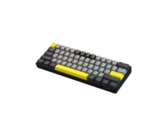 Клавіатура GamePro MK130G Pro Outemu Red Switch Hot-Swap 60 RGB USB/Wireless/Bluetooth Black (MK130G Pro), зображення 2 Клавіатура GamePro MK130G Pro Outemu Red Switch Hot-Swap 60 RGB USB/Wireless/Bluetooth Black (MK130G Pro), зображення 2