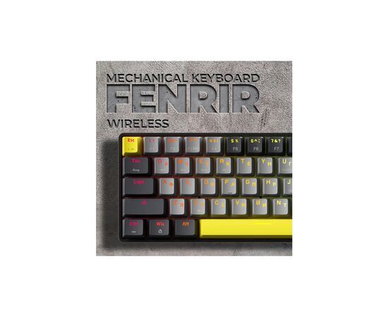 Клавіатура GamePro MK130G Pro Outemu Red Switch Hot-Swap 60 RGB USB/Wireless/Bluetooth Black (MK130G Pro), зображення 5 Клавіатура GamePro MK130G Pro Outemu Red Switch Hot-Swap 60 RGB USB/Wireless/Bluetooth Black (MK130G Pro), зображення 5