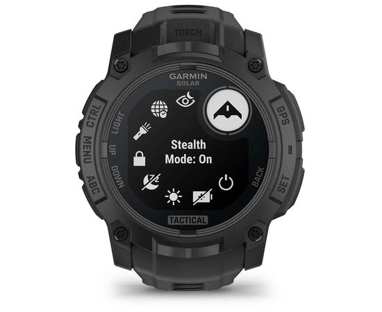 Смарт-часы Garmin Instinct 3, Tactical, Solar, 50mm, Black,GPS смарт-годинник (010-02935-50), изображение 11 Смарт-часы Garmin Instinct 3, Tactical, Solar, 50mm, Black,GPS смарт-годинник (010-02935-50), изображение 11