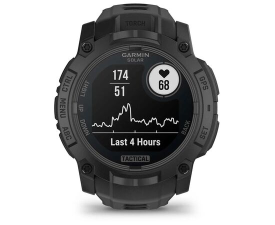 Смарт-часы Garmin Instinct 3, Tactical, Solar, 50mm, Black,GPS смарт-годинник (010-02935-50), изображение 9 Смарт-часы Garmin Instinct 3, Tactical, Solar, 50mm, Black,GPS смарт-годинник (010-02935-50), изображение 9