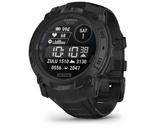 Смарт-годинник Garmin Instinct 3, Tactical, Solar, 50mm, Black,GPS смарт-годинник (010-02935-50)