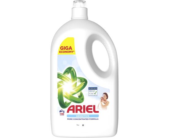 Гель для стирки Ariel Для чувствительной кожи 4.5 л (8700216691789), изображение 2 Гель для стирки Ariel Для чувствительной кожи 4.5 л (8700216691789), изображение 2