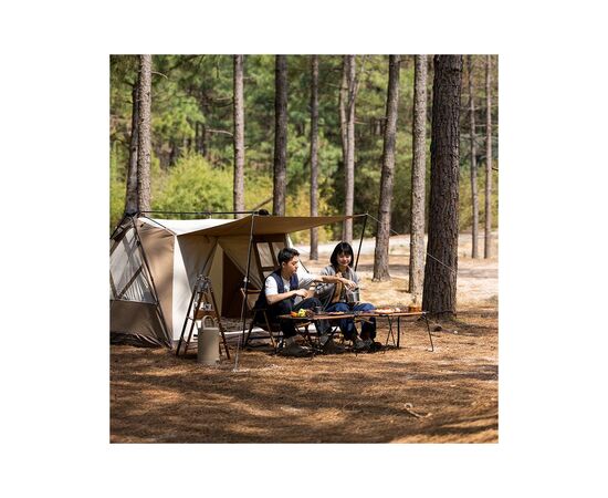 Палатка Naturehike з навісом CNH22ZP029, світлий коричневий (6975641887829), изображение 8 Палатка Naturehike з навісом CNH22ZP029, світлий коричневий (6975641887829), изображение 8