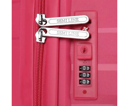 Валіза Semi Line 20" S T5796-1 Magenta (DAS303345), зображення 7 Валіза Semi Line 20" S T5796-1 Magenta (DAS303345), зображення 7
