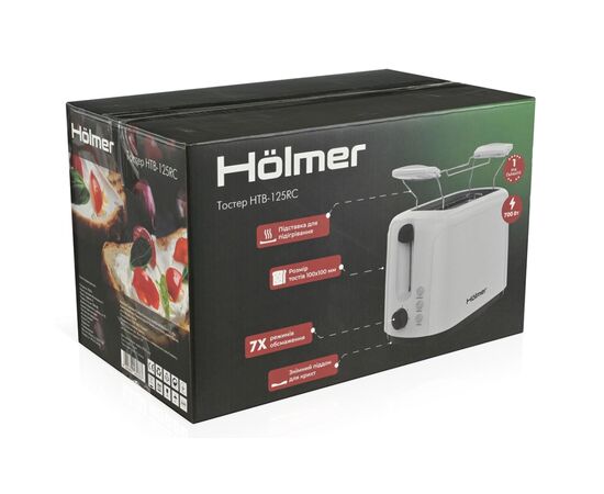 Тостер Hölmer HTB-125RC, изображение 8 Тостер Hölmer HTB-125RC, изображение 8