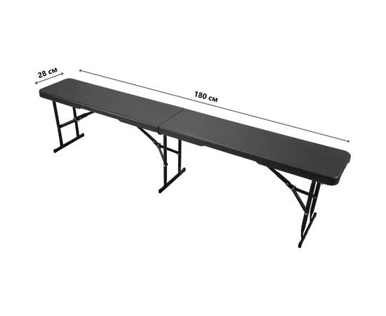 Стул складной Time Eco ТЕ-1846 1,8м графіт (4820211101602), изображение 5 Стул складной Time Eco ТЕ-1846 1,8м графіт (4820211101602), изображение 5