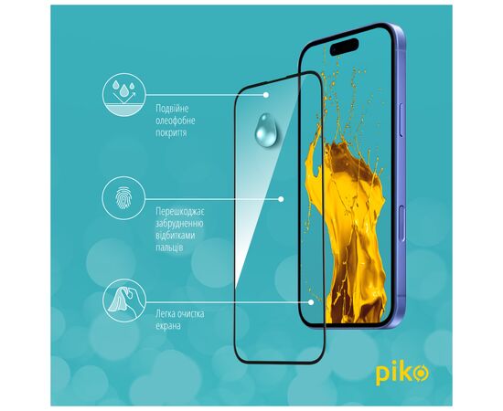 Стекло защитное Piko Full Glue Apple iPhone 16 Plus Black (1283126593390), изображение 4 Стекло защитное Piko Full Glue Apple iPhone 16 Plus Black (1283126593390), изображение 4