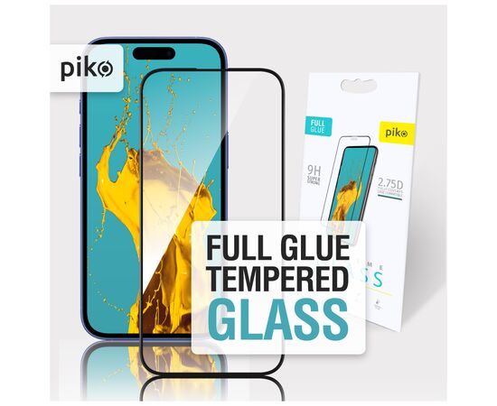 Стекло защитное Piko Full Glue Apple iPhone 16 Plus Black (1283126593390), изображение 5 Стекло защитное Piko Full Glue Apple iPhone 16 Plus Black (1283126593390), изображение 5