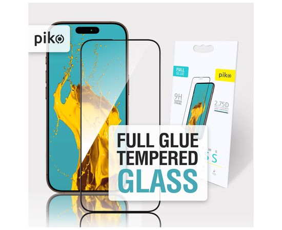 Стекло защитное Piko Full Glue Apple iPhone 16 Pro Black (1283126593406), изображение 5 Стекло защитное Piko Full Glue Apple iPhone 16 Pro Black (1283126593406), изображение 5