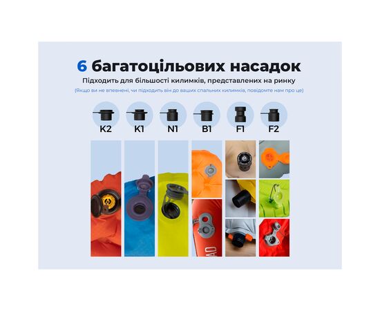 Насос для надувной мебели Flextail Zero Pump, чорний (ZP650cht-BK-i), изображение 11 Насос для надувной мебели Flextail Zero Pump, чорний (ZP650cht-BK-i), изображение 11