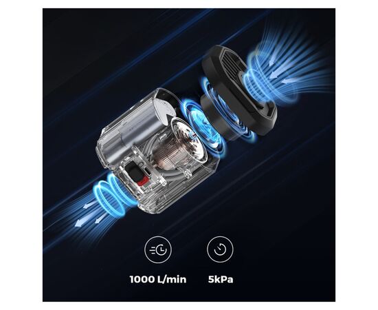 Насос для надувной мебели Flextail Evo Pump 3, 1000 л/хв, чорний (EP3G1300-BK-i), изображение 4 Насос для надувной мебели Flextail Evo Pump 3, 1000 л/хв, чорний (EP3G1300-BK-i), изображение 4