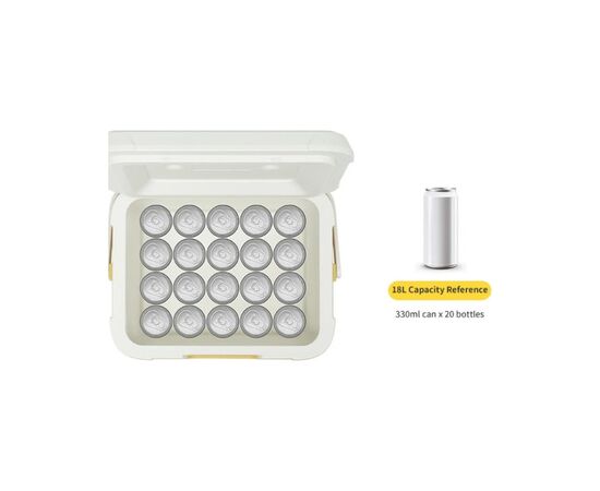 Термобокс Naturehike CNK2450CF012, 18 л, жовтий (6975641884453), изображение 2