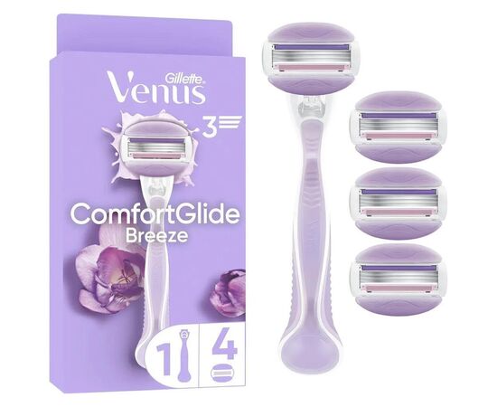 Бритва Gillette Venus ComfortGlide Breeze с 4 сменными картриджами (8700216895538)