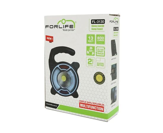 Фонарь Voltronic FORLIFE F-3130+Solar, SMD LED + COB (F-3130), изображение 4 Фонарь Voltronic FORLIFE F-3130+Solar, SMD LED + COB (F-3130), изображение 4