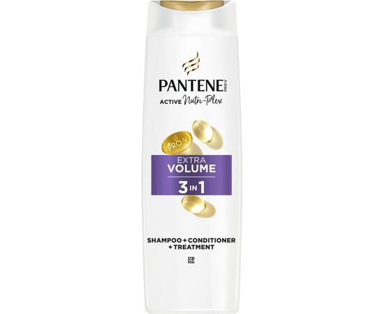 Шампунь Pantene Pro-V 3 в 1 Додатковий об'єм 325 мл (8700216508988), зображення 2 Шампунь Pantene Pro-V 3 в 1 Додатковий об'єм 325 мл (8700216508988), зображення 2