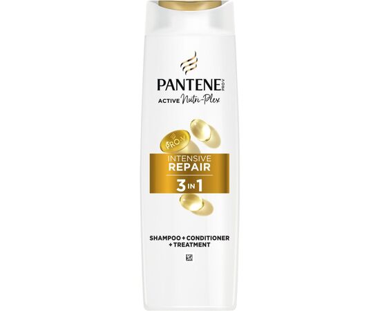 Шампунь Pantene Pro-V 3 в 1 Интенсивное восстановление 325 мл (8700216509022), изображение 2 Шампунь Pantene Pro-V 3 в 1 Интенсивное восстановление 325 мл (8700216509022), изображение 2