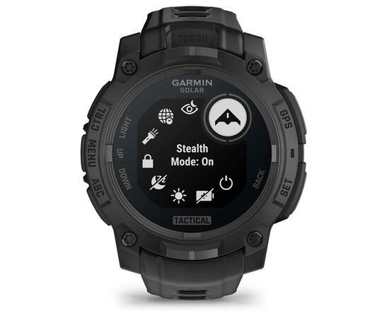 Смарт-часы Garmin Instinct 3, Tactical, Solar, 45mm, Black, GPS смарт-годинник (010-02934-50), изображение 10 Смарт-часы Garmin Instinct 3, Tactical, Solar, 45mm, Black, GPS смарт-годинник (010-02934-50), изображение 10