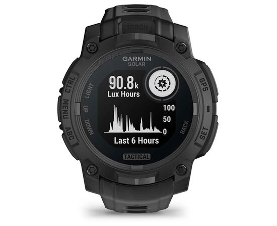 Смарт-часы Garmin Instinct 3, Tactical, Solar, 45mm, Black, GPS смарт-годинник (010-02934-50), изображение 11 Смарт-часы Garmin Instinct 3, Tactical, Solar, 45mm, Black, GPS смарт-годинник (010-02934-50), изображение 11