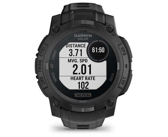 Смарт-часы Garmin Instinct 3, Tactical, Solar, 45mm, Black, GPS смарт-годинник (010-02934-50), изображение 8 Смарт-часы Garmin Instinct 3, Tactical, Solar, 45mm, Black, GPS смарт-годинник (010-02934-50), изображение 8