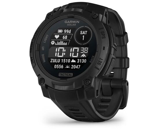 Смарт-годинник Garmin Instinct 3, Tactical, Solar, 45mm, Black, GPS смарт-годинник (010-02934-50)