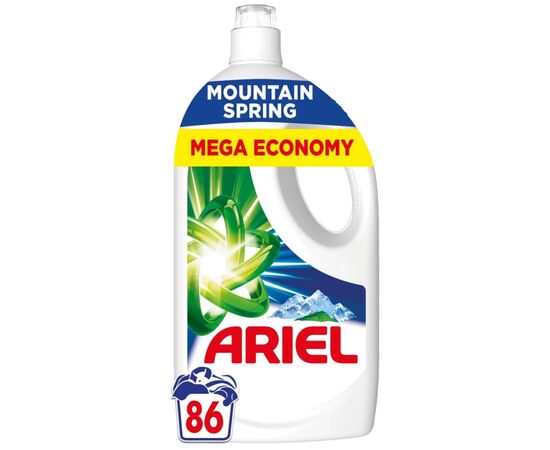 Гель для стирки Ariel Горный родник 3.87 л (8700216690911), изображение 2 Гель для стирки Ariel Горный родник 3.87 л (8700216690911), изображение 2