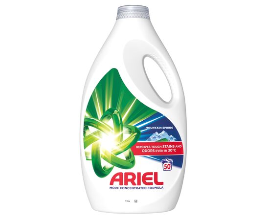 Гель для стирки Ariel Горный родник 2.25 л (8700216691147), изображение 2 Гель для стирки Ariel Горный родник 2.25 л (8700216691147), изображение 2