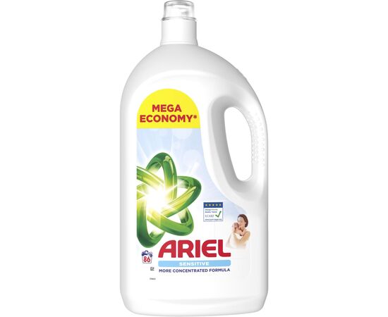 Гель для стирки Ariel Для чувствительной кожи 3.87 л (8700216691444), изображение 2