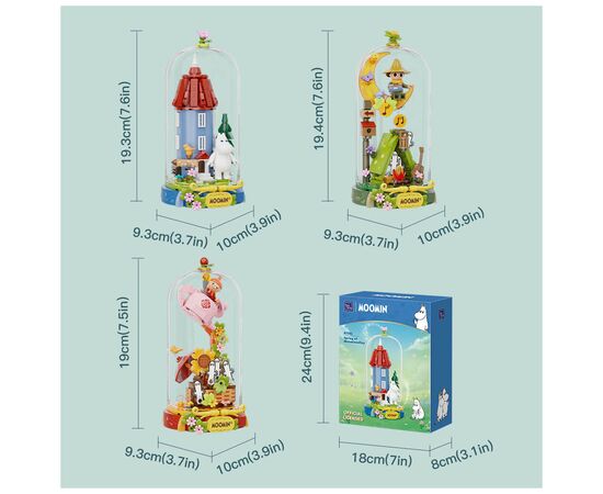 Конструктор Pantasy Moomin - Весна в Муминваллее (87202), изображение 5 Конструктор Pantasy Moomin - Весна в Муминваллее (87202), изображение 5