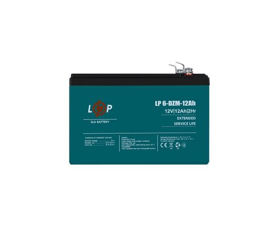 Батарея до ДБЖ LogicPower 12В 12 Ач (6-DZM-12) (3536)