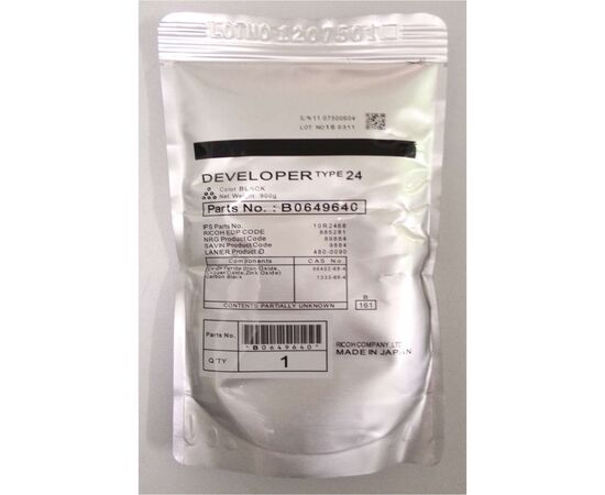 Девелопер Ricoh Type 24 Developer Black 885281 (B0649640)