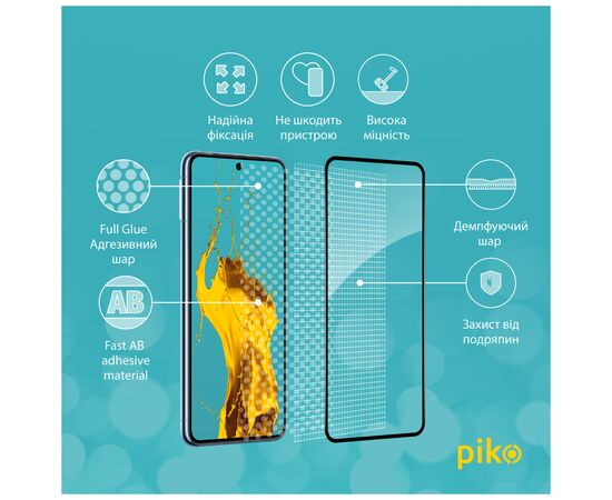 Стекло защитное Piko Full Glue Google Pixel 8 Pro Black (1283126582752), изображение 3 Стекло защитное Piko Full Glue Google Pixel 8 Pro Black (1283126582752), изображение 3