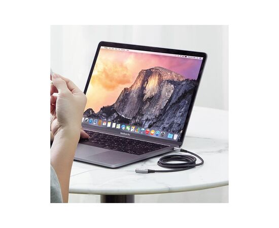 Кабель мультимедийный 3.5mm M to 3.5mm F 1.0m Gray HOCO (6931474762153), изображение 6 Кабель мультимедийный 3.5mm M to 3.5mm F 1.0m Gray HOCO (6931474762153), изображение 6