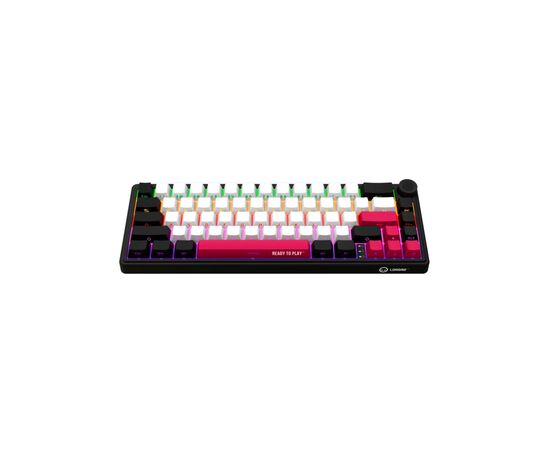 Клавіатура Lorgar KBP70MW Pro RGB Wireless/Bluetooth/USB UA Black/red (LRG-KBP70MW-BK-US), зображення 2 Клавіатура Lorgar KBP70MW Pro RGB Wireless/Bluetooth/USB UA Black/red (LRG-KBP70MW-BK-US), зображення 2