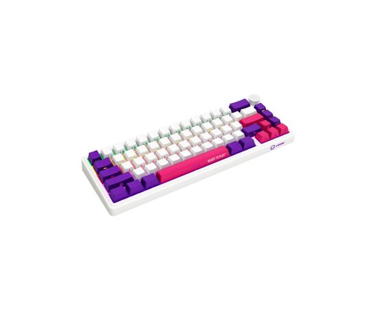 Клавиатура Lorgar KBP70MW Pro RGB Wireless/Bluetooth/USB UA White (LRG-KBP70MW-WH-US), изображение 4 Клавиатура Lorgar KBP70MW Pro RGB Wireless/Bluetooth/USB UA White (LRG-KBP70MW-WH-US), изображение 4