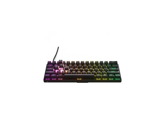 Клавиатура SteelSeries Apex Pro Mini Gen 3 HyperMagnetic OmniPoint 3.0 OLED USB UA Black (64913), изображение 3 Клавиатура SteelSeries Apex Pro Mini Gen 3 HyperMagnetic OmniPoint 3.0 OLED USB UA Black (64913), изображение 3