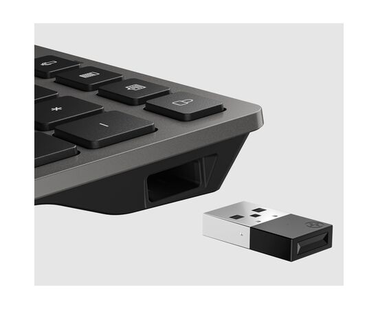 Клавиатура HP 720 Multi-Device Rechargeable Wireless/Bluetooth UA Black (9T5B1AA), изображение 7 Клавиатура HP 720 Multi-Device Rechargeable Wireless/Bluetooth UA Black (9T5B1AA), изображение 7