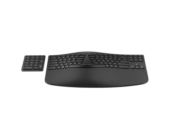 Клавиатура HP 960 BLK Ergonomic split-zone UA Black (7E755AA), изображение 2 Клавиатура HP 960 BLK Ergonomic split-zone UA Black (7E755AA), изображение 2